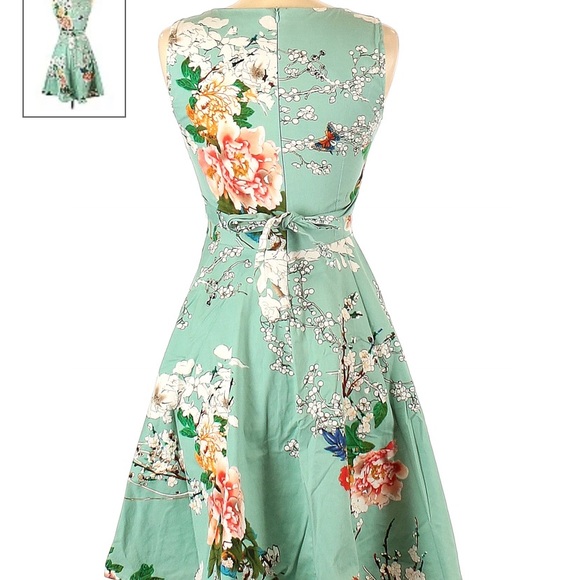 Owin vintage women’s floral dress medium - Picture 6 of 6